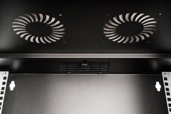 Produktbild Digitus 19" 9HE Wandgehäuse, SOHO PRO 459 x 540 x 400 mm, schwarz (9 HE, 19 Zoll Rack)
