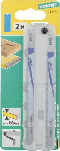 Produktbild wolfcraft 2 Stichsägeblätter BiM L=130mm U-Schaft