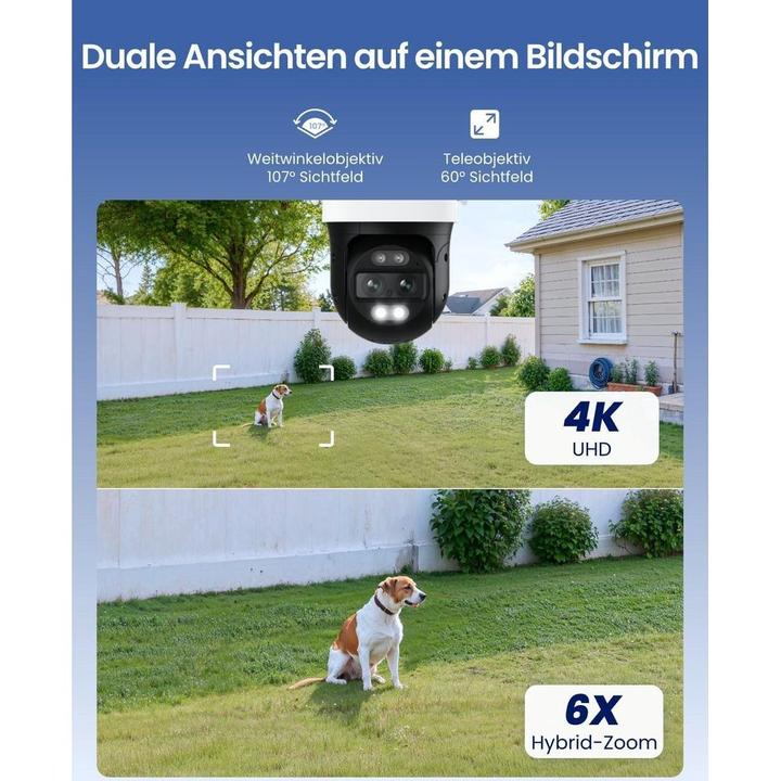 Immagine prodotto Reolink B770 Outdoor PTZ-Kamera inkl. SP 4 MP, 38-96° (3840 x 2160 pixel)