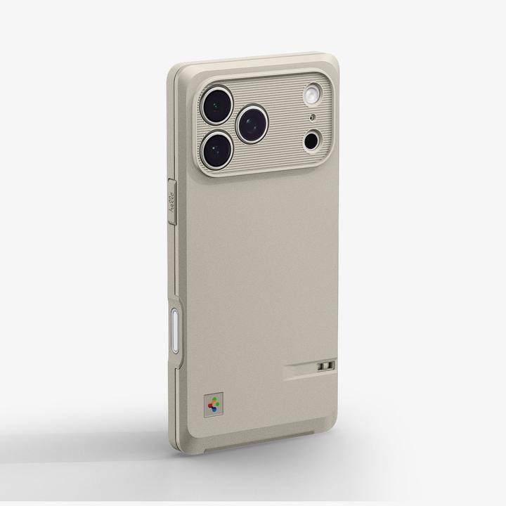 Produktbild Spigen - Classic LS MagFit (ACS10479) - iPhone 17 Pro - Stone (Apple iPhone 17 Pro)