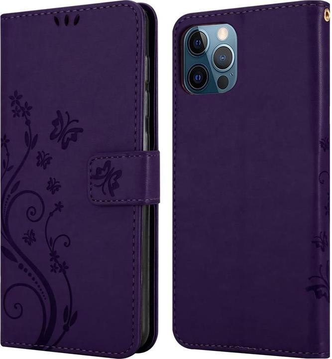 Produktbild Cadorabo Flower Book Hülle (Apple iPhone 12, Realme 12 Pro+)