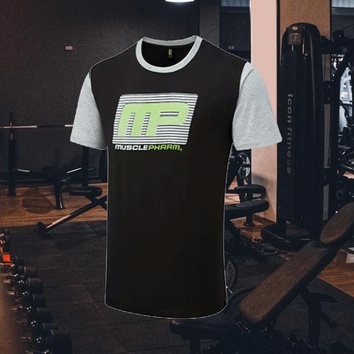 Produktbild MP Flock Logo Tee Black (MPTS481) (S)