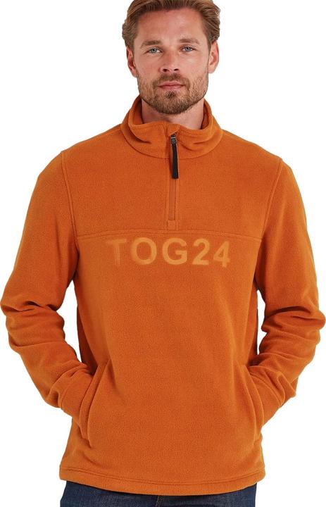 Actual product image TOG24 Mens Brandon Zip Neck Fleece Top (3XL)