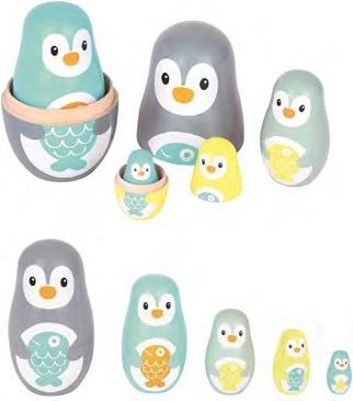 Image du produit Spielba Matriochka Pingouin