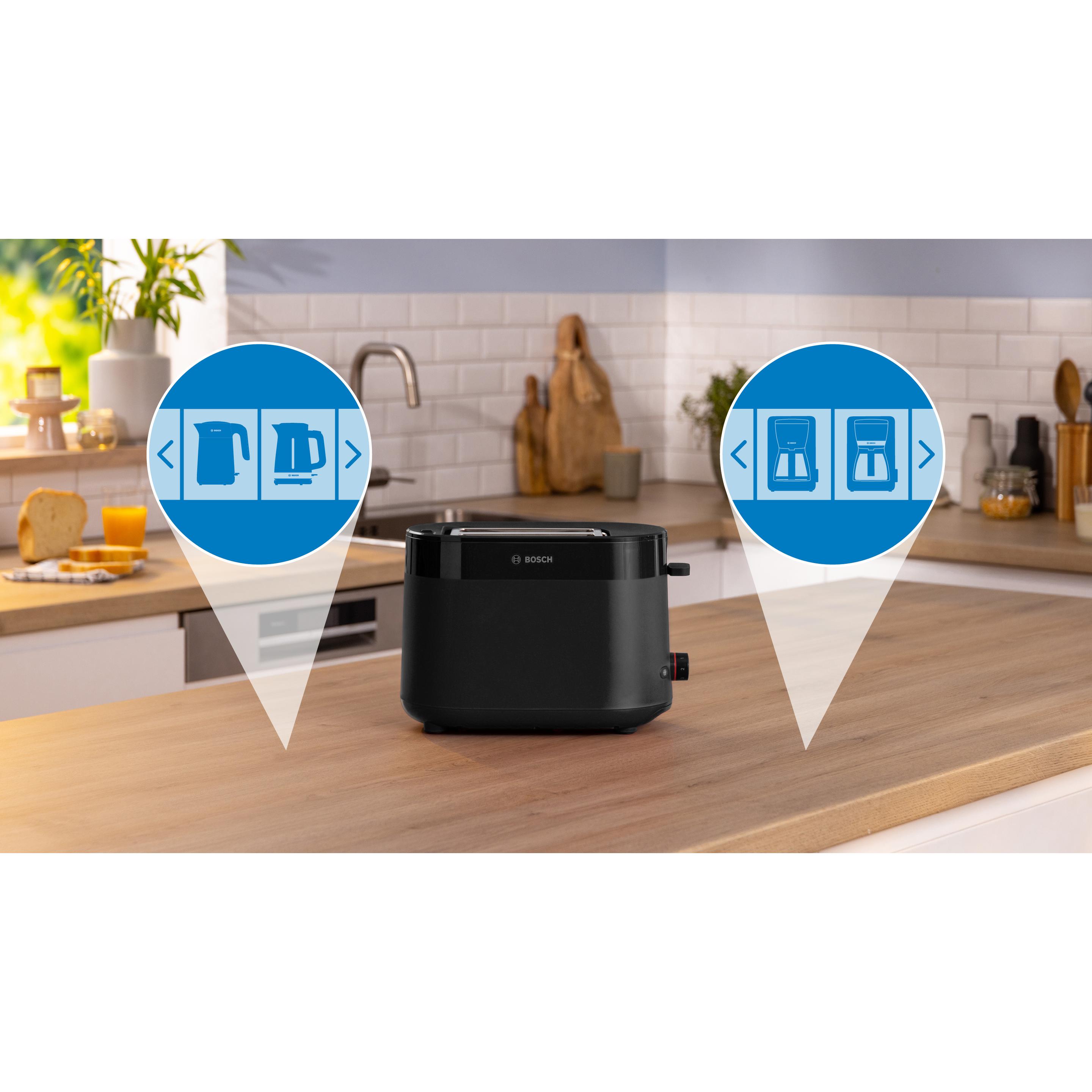 Thumbnail - Bosch Hausgeräte MyMoment, Toaster, Schwarz