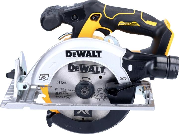 Actual product image DeWalt DCS 565 P2 Cordless circular saw 18 V 165 mm brushless + 2x battery 5.0 Ah + charger
