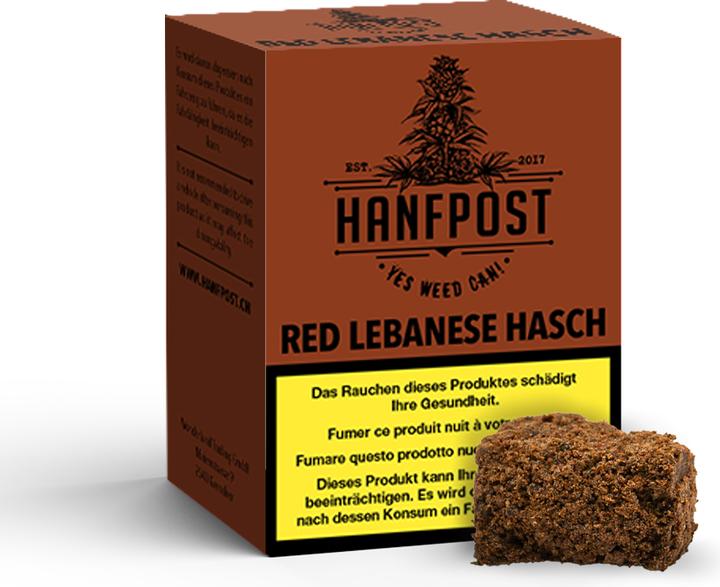Produktbild Hanfpost Red Lebanese Hasch (10 g, Indoor)