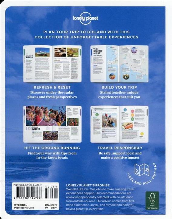 Actual product image Experience Iceland (English, Collectif, Egill Bjarnason, Eyglo Svala Arnarsdottir, Jeannie Riley, Porgnyr Thoroddsen, Zoe Robert, 2022)