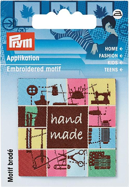 Produktbild Prym Applikation Label Handmade Nähen, bunt