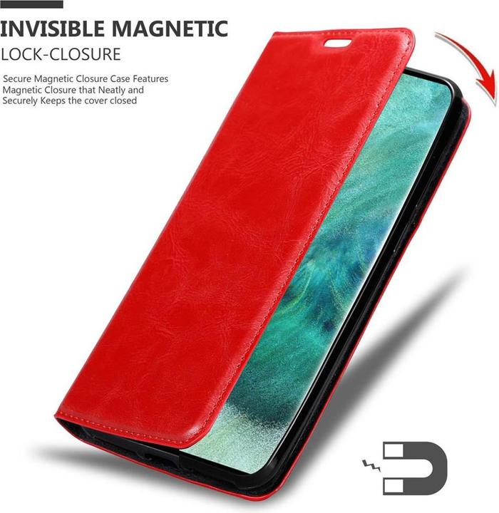 Actual product image Cadorabo Book Invisible Magnet Cover (Oppo Find X2)