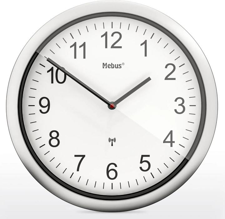 Mebus 19809 Radio-controlled wall clock (25 cm)