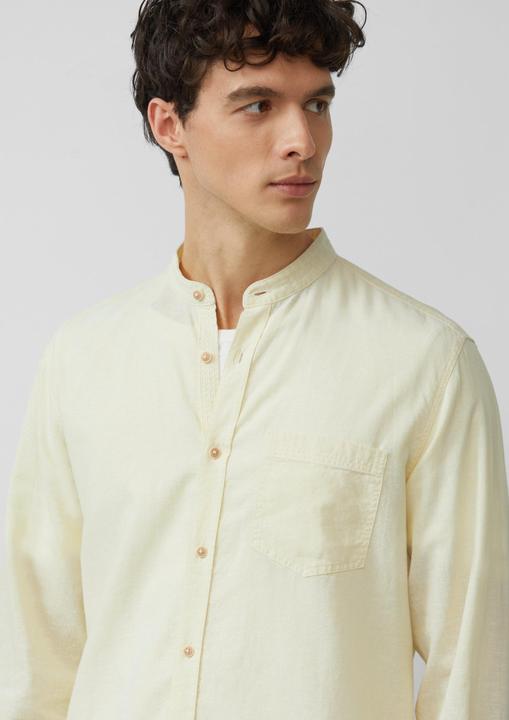 Produktbild S.Oliver Hemd Regular Fit: Hemd aus Leinenmix mit Stehkragen (XXL)