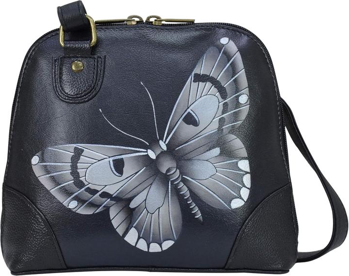 Actual product image Anuschka Leather Small Multi-Compartment Zipper Organizer