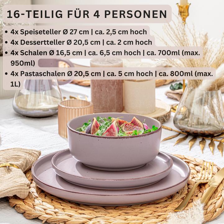 Actual product image Sänger Geschirr Tafelservice Bombay Basalt (16 pcs.)