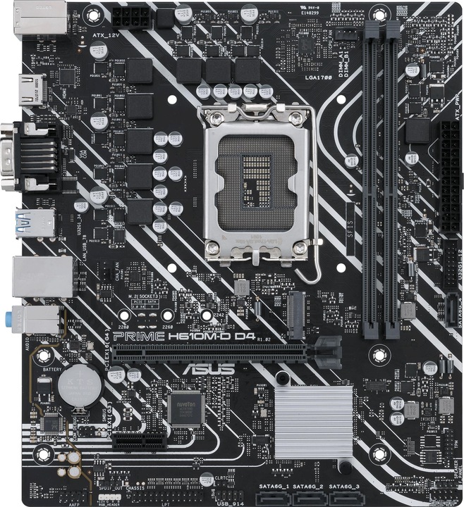 Image du produit ASUS PRIME H610M-D D4 (LGA 1700, Intel H610, mATX)