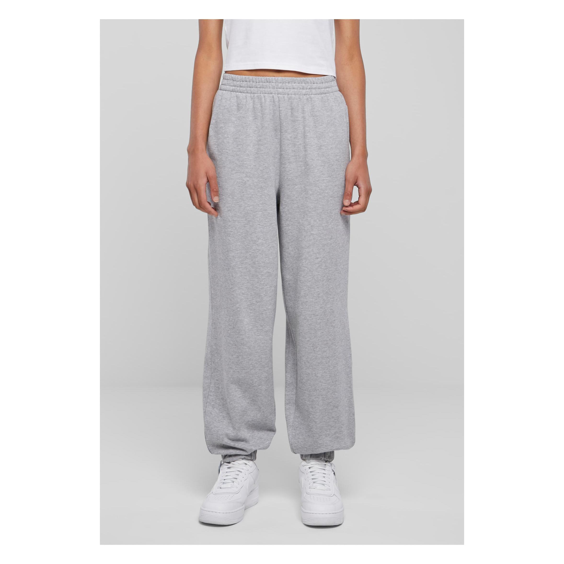 Build Your Brand, Damen, Hosen, Ladies High Waist Ballon Sweat Pants, Grau, (4XL)