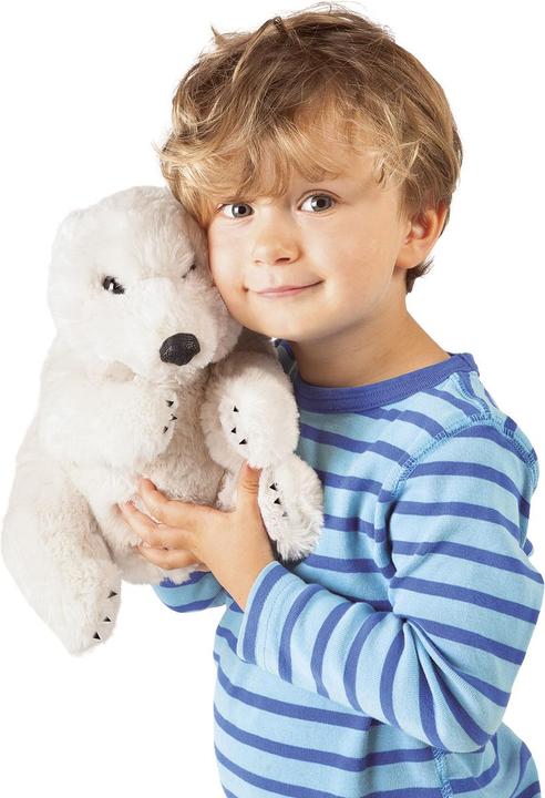 Actual product image Folkmanis Polar bear sitting