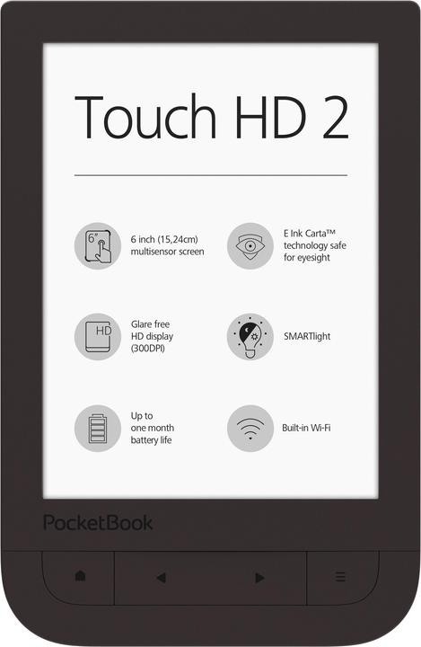 Produktbild PocketBook Touch HD 2 (6", 8 GB, Dark Chocolate)