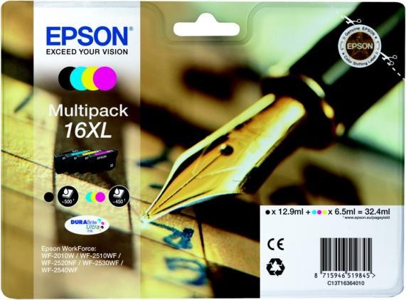 Produktbild Epson 16XL DuraBrite Ultra (BK, C, M, Y)