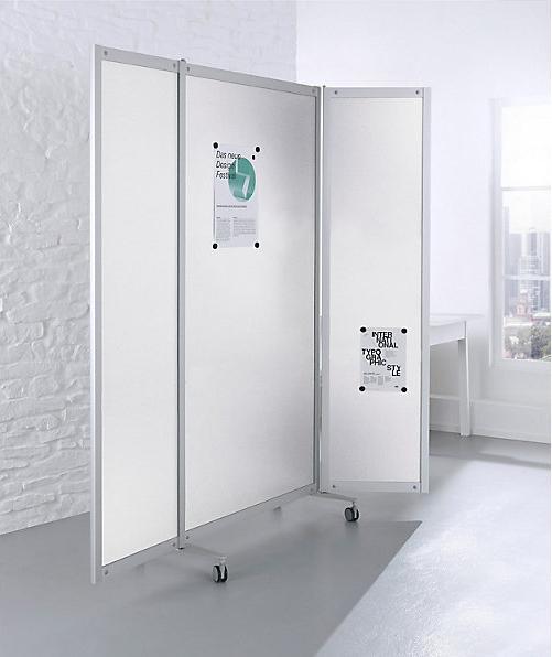 Produktbild BST Systeme Mobile Faltstellwand, schwer entflammbar (200 x 190 cm)