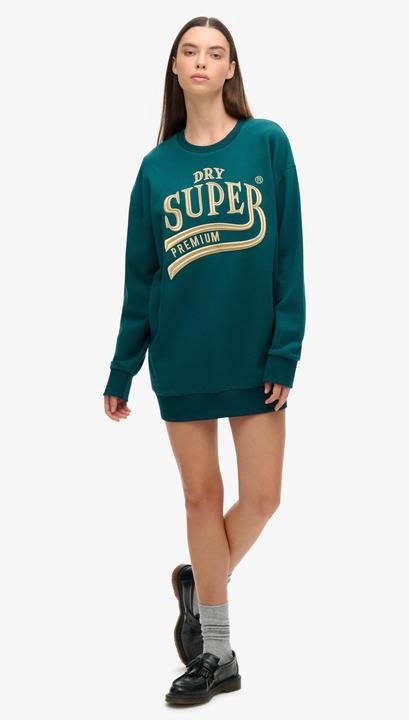 Produktbild Superdry Luxe Sweatkleid mit Metallic-Logo (S)