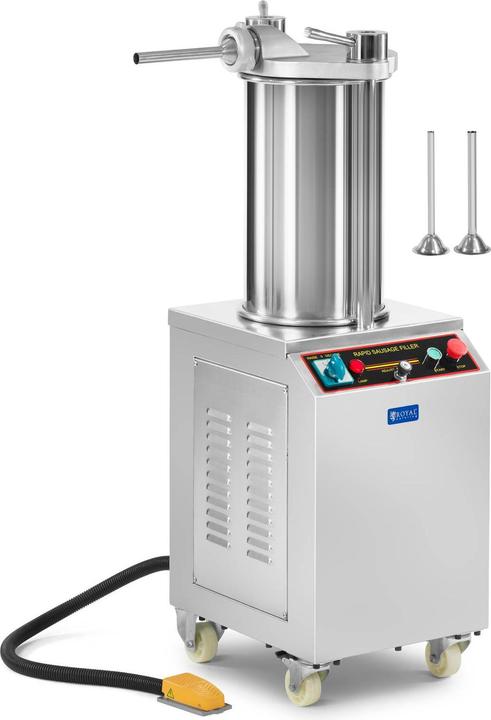 Royal Catering Wurstfüller hydraulisch Wurstpresse Wurstfüllmaschine Wurstspritze 750 W 18 l