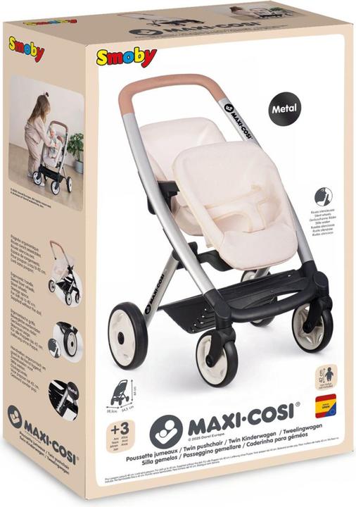 Produktbild Smoby Maxi-Cosi Zwillings-Puppenwagen