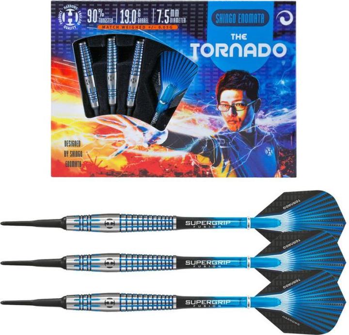 Actual product image Harrows Darts The Tornado 90% Softip (19 g)
