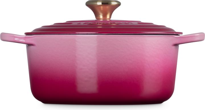 Produktbild Le Creuset Bräter Signature rund berry 24cm (Gusseisen, 24 x 16.60 cm)