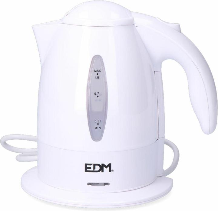 EDM Wasserkocher 07655 Weiss Polypropylen 2200 W 1 L (1 l)