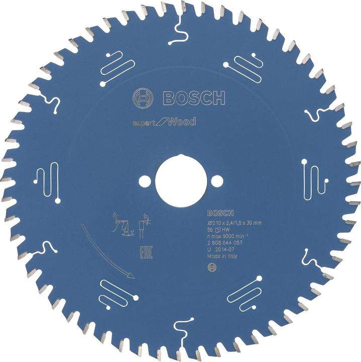Produktbild Bosch Professional Zubehör Kreissägeblatt Expert for Wood, 210 x 30 x 2,4 mm, 56