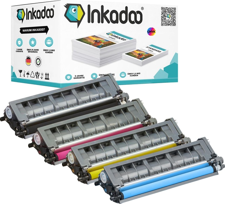 Produktbild Inkadoo Kompatibel Toner für Brother HL-L 8350 CDWT (M, Y, BK, C)