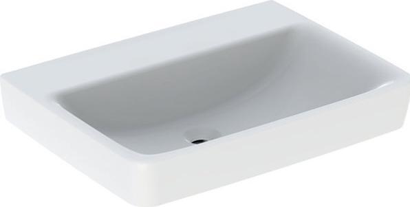 Produktbild Geberit Renova Plan, Waschtisch, 65x48 cm, ohne Hahnloch, ohne Überlauf, 501643 (480 mm, 650 mm)