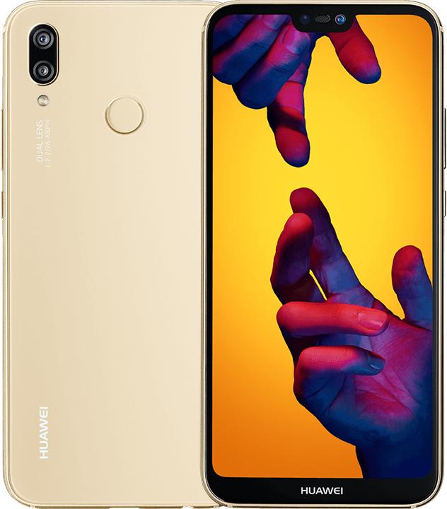 Huawei P20 Lite (64 GB, Platinum Gold, 5.80", Hybrid Dual SIM, 4G)