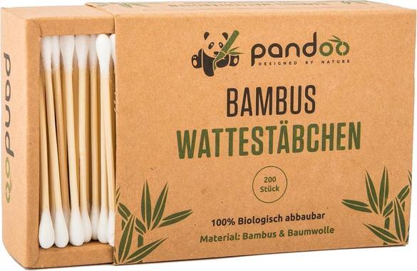Actual product image Pandoo Cotton buds made from bamboo and organic cotton 100 pcs