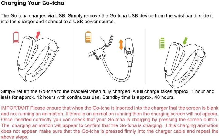 Produktbild Pokemon Go GO-TCHA Touch Wristband (iOS, Android)