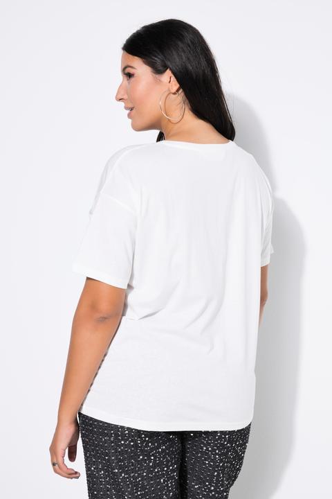 Produktbild Studio Untold T-Shirt, Glitter-Statement, Halbarm (54)