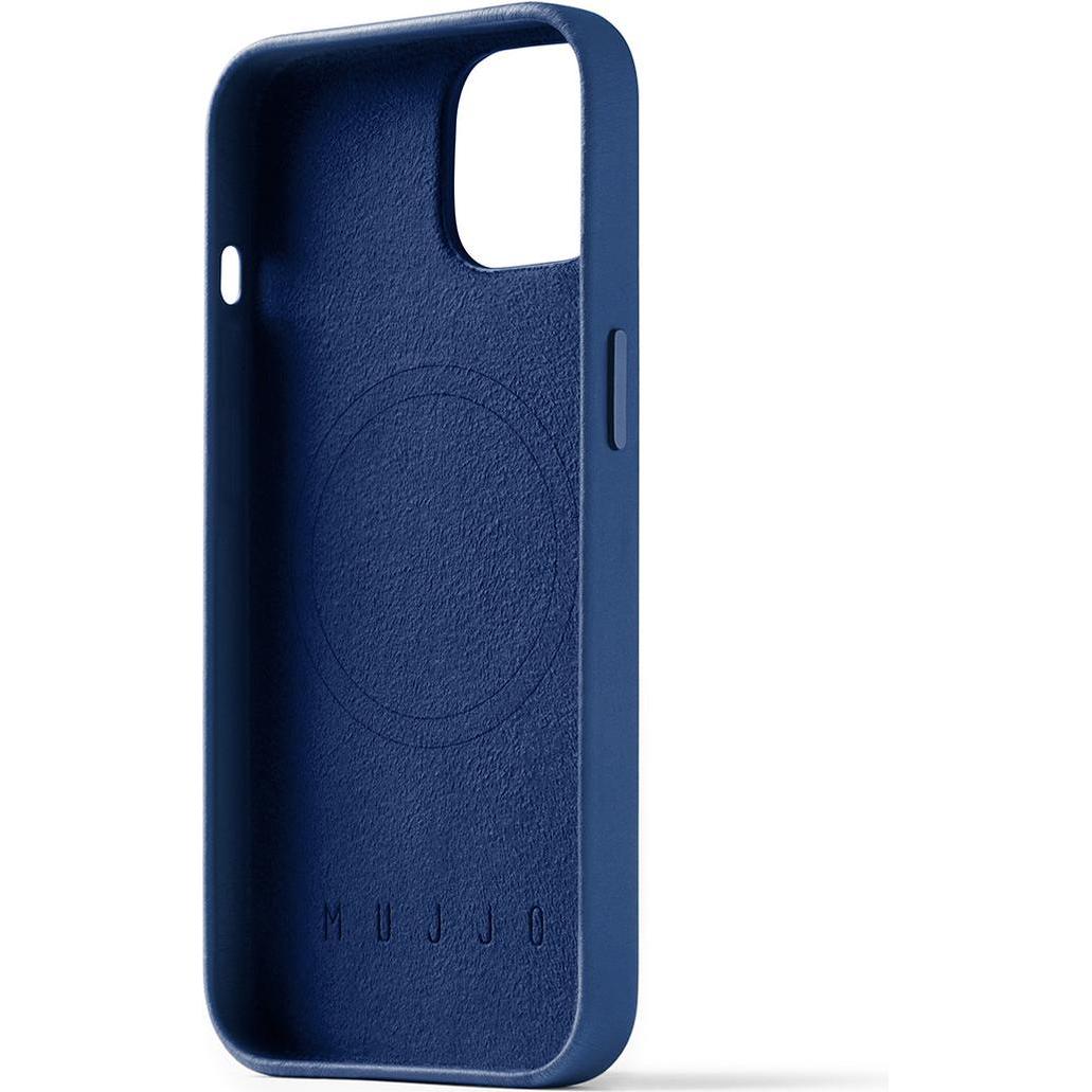 Mujjo Full Leather Case (Apple iPhone 14), Smartphone Hülle, Schwarz