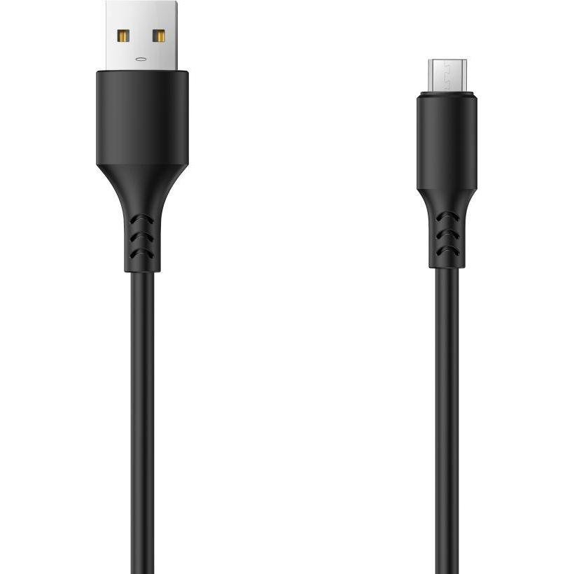 Setty Kabel USB - microUSB 1,0 m 1A schwarz NEU (USB 1.0), USB Kabel