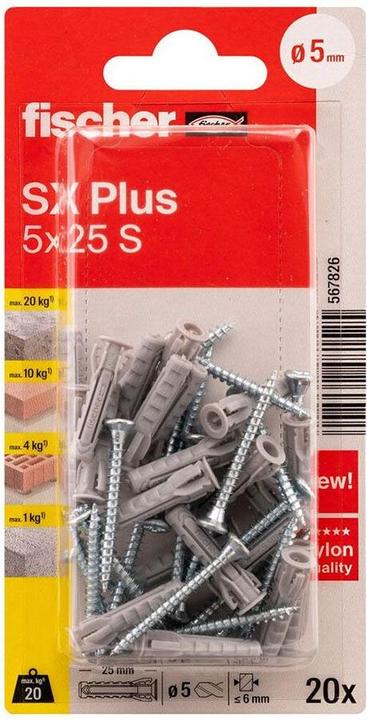 Produktbild Fischer Universaldübel (20 Stk.)