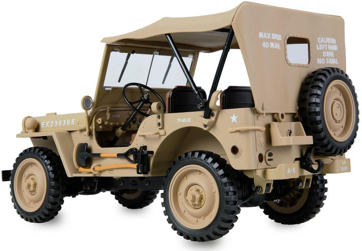 Image du produit Amewi Jeep Willys MB Scale Crawler 4WD 1:14 RTR sand (RTR Prêt à fonctionner)