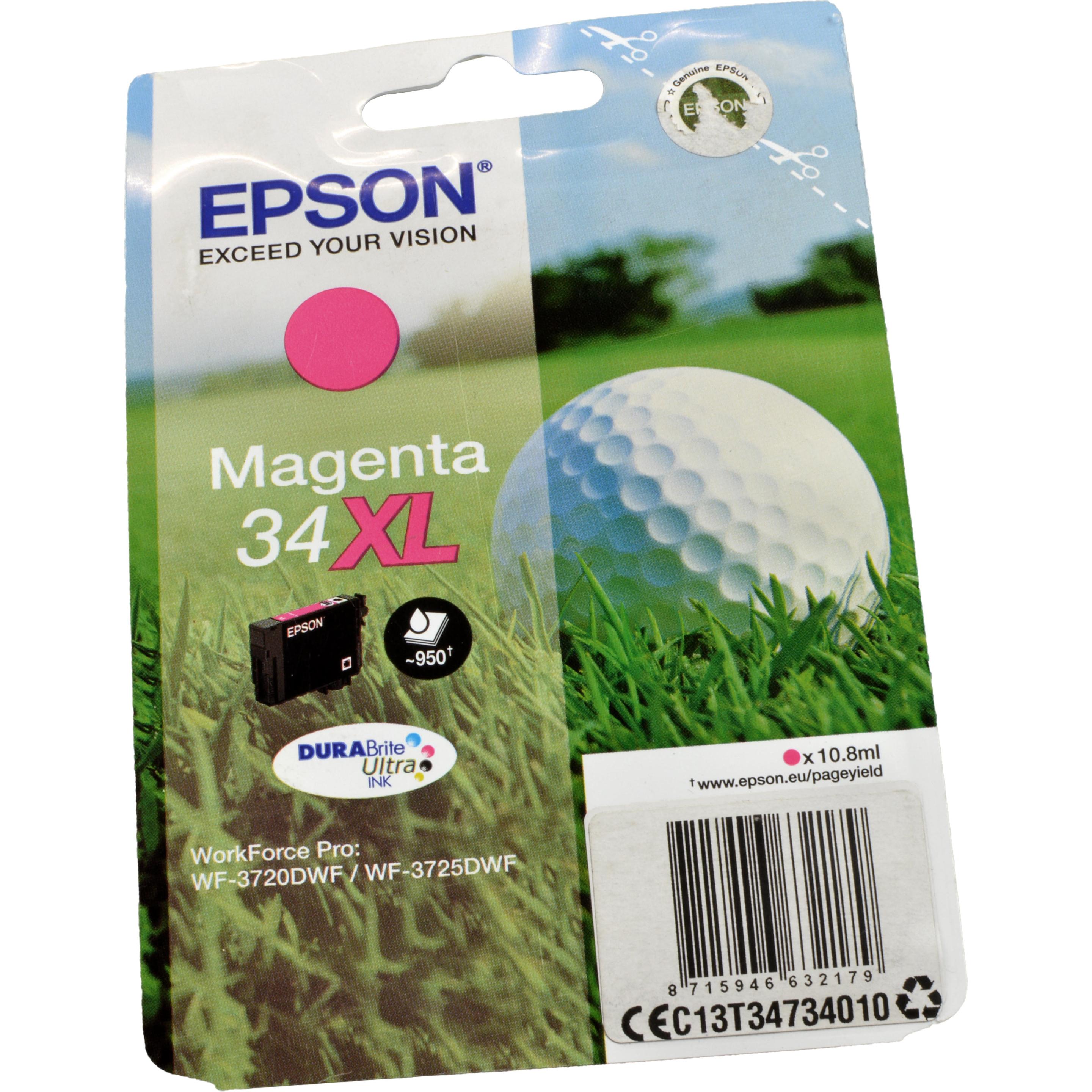 Epson, Druckerpatrone, 34XL DuraBrite Ultra (M)