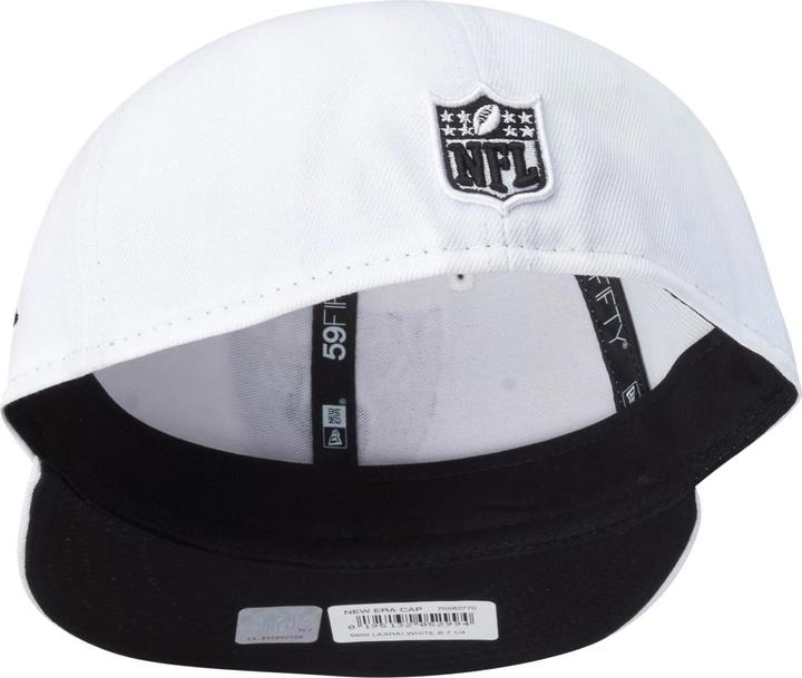 Produktbild New Era 59Fifty Cap - XL LOGO Las Vegas Raiders weiss - 7 3/4 (7 3/4)