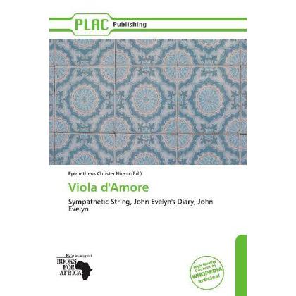Viola d'Amore, Fachbücher