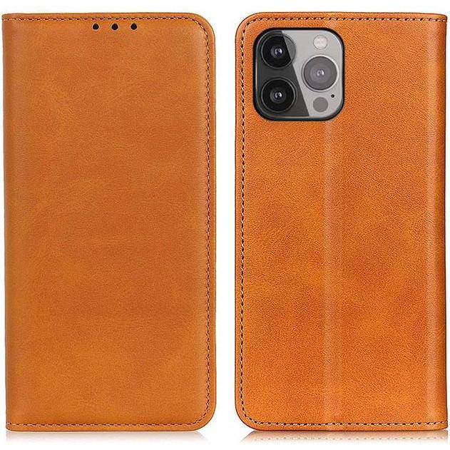 Thumbnail - MU Classic Classic V Leder Bookcover Series (Apple iPhone 13 Pro Max), Smartphone Hülle, Braun