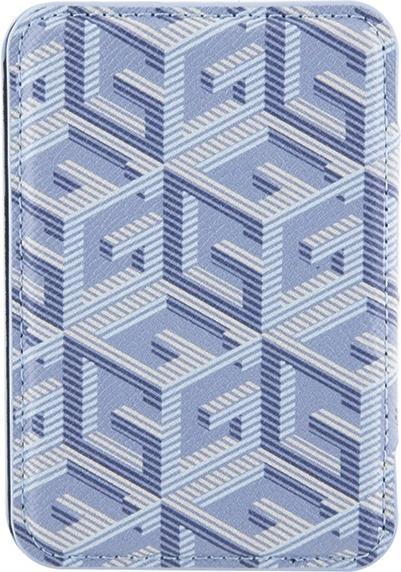 Immagine prodotto Guess Portafoglio Card Slot GUWMSHGCFSEB MagSafe GCube a righe niebieski/blu