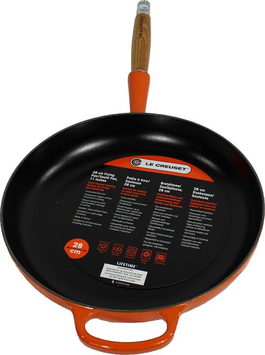 Actual product image Le Creuset Cast iron frying pan SIGNATURE Ø 28cm (28 cm, Frying pan, Cast iron)