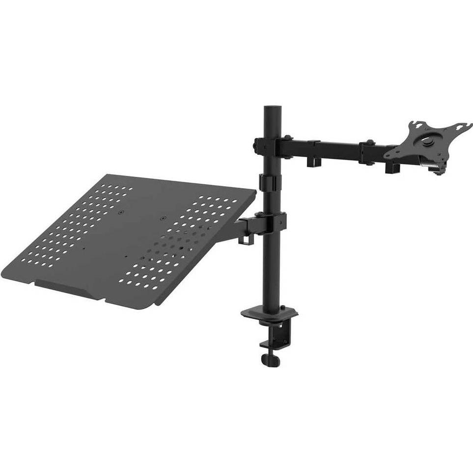 Thumbnail - Akyga AK-MB-04 Monitor-Tischhalterung 81,3 cm (32") Schwarz Neigbar, Rotierbar (Tisch, 32.01"), Monitor Halterung, Schwa...