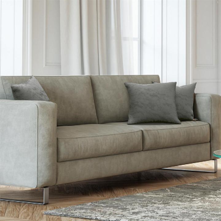 Image du produit Intirilife 2x taies d'oreiller en velours 40x40 cm (40 x 40 cm)