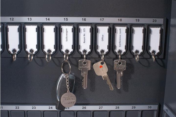 Actual product image pavo High Security key box, 50 keys for magnetic key fobs, with electronic key fob